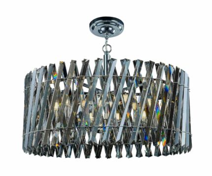 Glamkin Quartz 12-Light Dual Flush & Pendant Ceiling Light